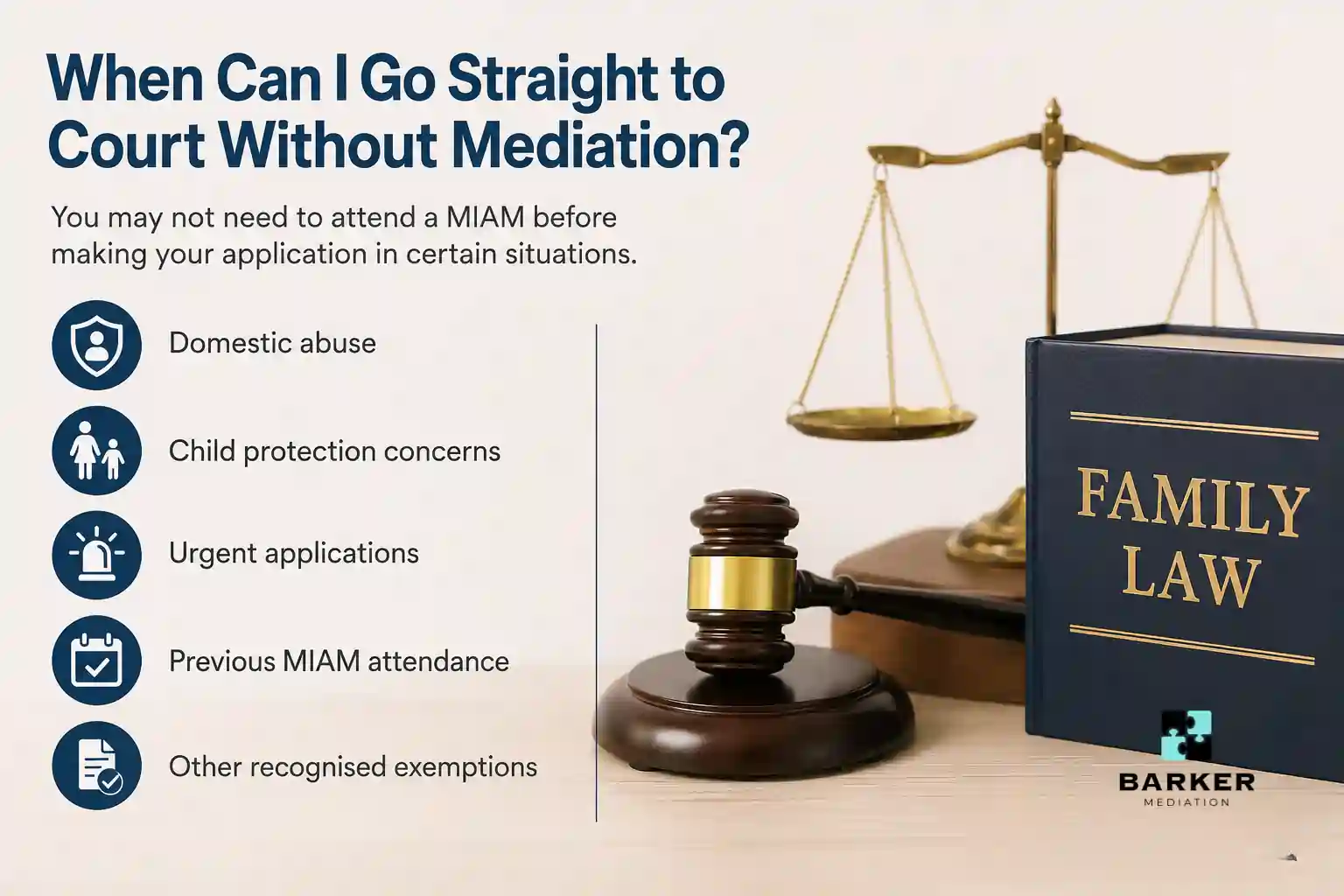 When Can I Go Straight to Court Without Mediation Reading?